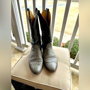 Vintage Nocona elephant skin boots